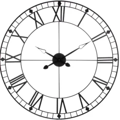 Atmosphera Horloges*Horloge "Tibor" métal Noir