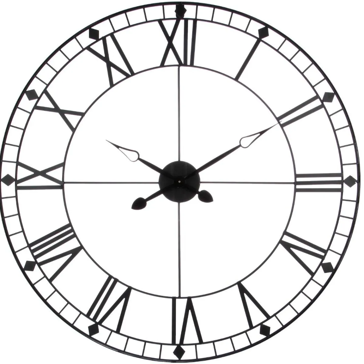 Atmosphera Horloges*Horloge "Tibor" métal Noir