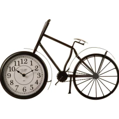 Atmosphera Horloges À Poser, Réveils*Horloge vélo à poser "Dimitri" Argent