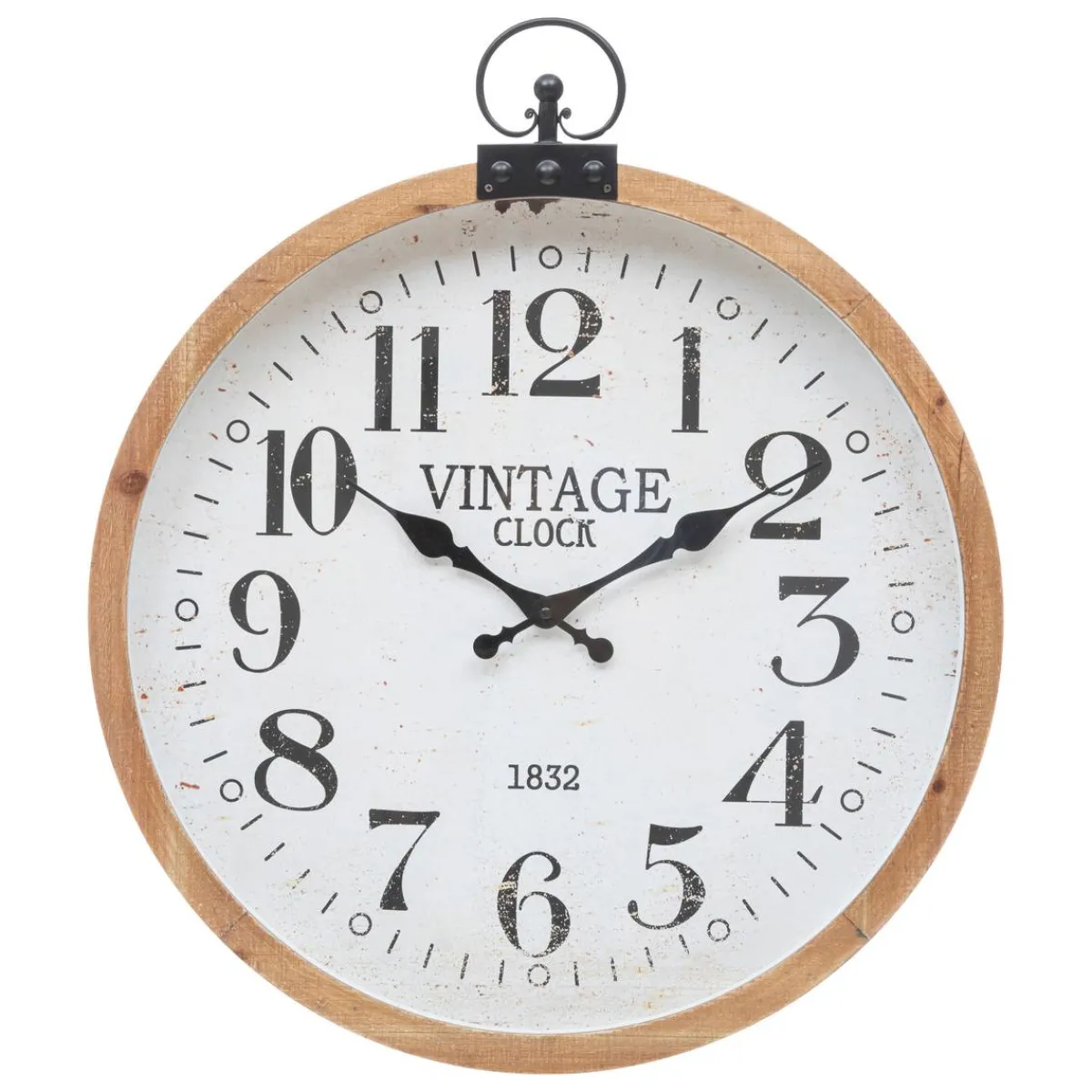 Atmosphera Décoration En Bois|Horloges*Horloge "Yago" Doré