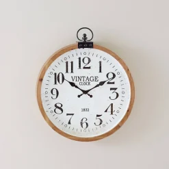 Atmosphera Décoration En Bois|Horloges*Horloge "Yago" Doré