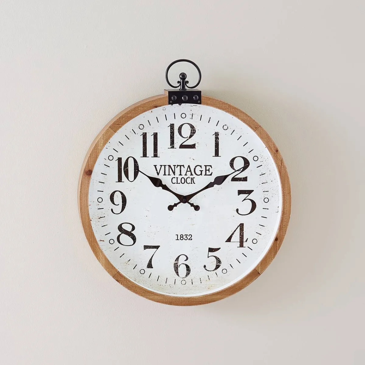 Atmosphera Décoration En Bois|Horloges*Horloge "Yago" Doré