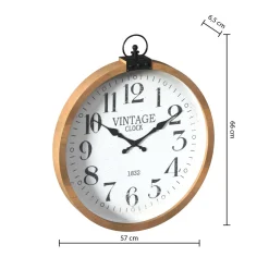Atmosphera Décoration En Bois|Horloges*Horloge