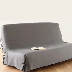 Atmosphera Housses De Chaise, Housses De Canap茅*Housse de clic-clac coton Bleu