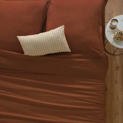 Atmosphera Housses De Couette*Housse de couette, coton Jaunemoutarde