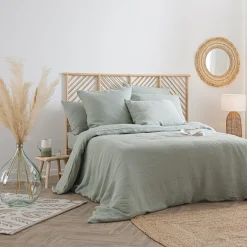 Atmosphera Housses De Couette*Housse de couette "Linah", lin lavé Beige