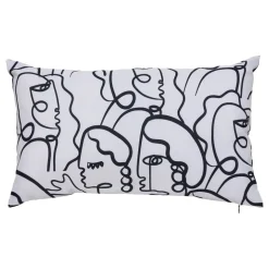 Atmosphera Coussins D'Extérieur|Housses De Coussin*Housse de coussin d'extérieur "Nolan" Bleucanard