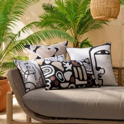 Atmosphera Coussins D'Extérieur|Housses De Coussin*Housse de coussin d'extérieur "Nolan" Vertcéladon