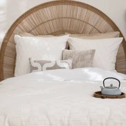 Atmosphera Housses De Coussin*Housse de coussin "Jeni", chenille NoiretBlanc