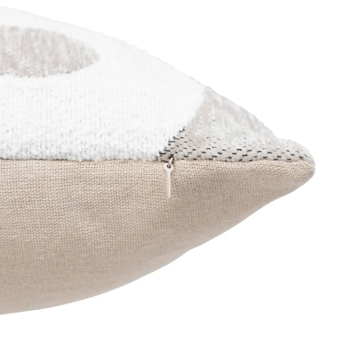 Atmosphera Housses De Coussin*Housse de coussin "Jeni", chenille NoiretBlanc