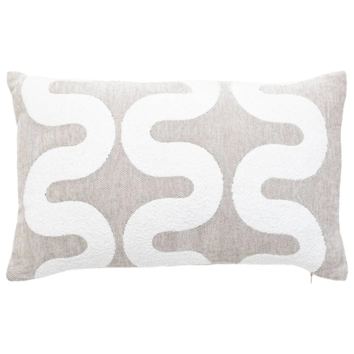 Atmosphera Housses De Coussin*Housse de coussin "Jeni", chenille NoiretBlanc