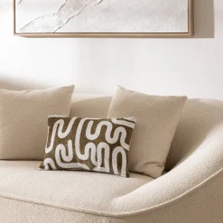 Atmosphera Housses De Coussin*Housse de coussin "Jeni", chenille Beigelin