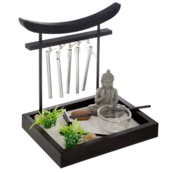 Atmosphera Statuettes, Figurines*Jardin zen Doré
