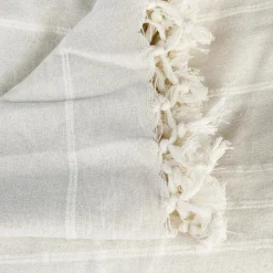 Atmosphera Plaids|Couvre-Lits, Édredons*Jeté de lit "Anjali" Beige