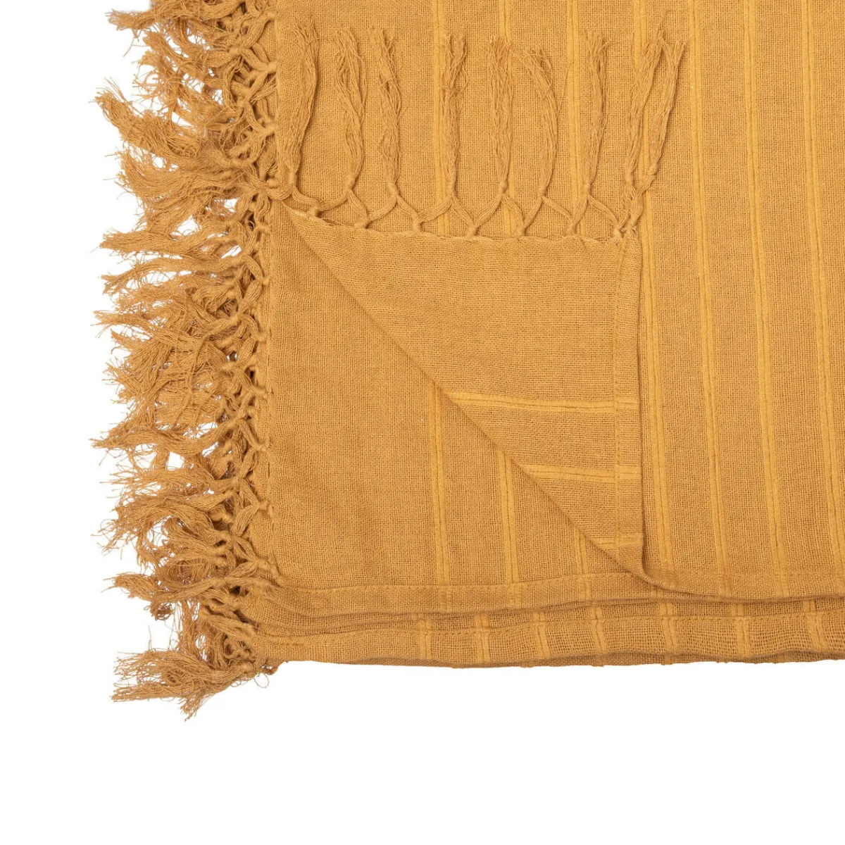 Atmosphera Plaids|Couvre-Lits, Édredons*Jeté de lit "Anjali" Jaune