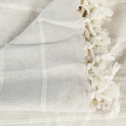 Atmosphera Plaids|Couvre-Lits, Édredons*Jeté de lit, coton Grisardoise