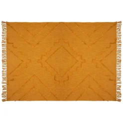 Atmosphera Couvre-Lits, Édredons*Jeté de lit "Inca", coton tufté Beige