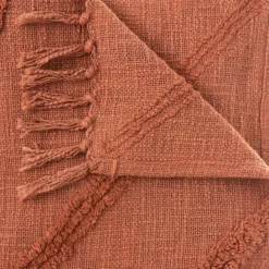 Atmosphera Plaids|Couvre-Lits, Édredons*Jeté de lit "Inca", coton tufté Beige