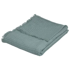 Atmosphera Plaids|Couvre-Lits, Édredons*Jeté de lit "Widdy", coton Blancivoire