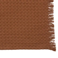 Atmosphera Plaids|Couvre-Lits, Édredons*Jeté de lit "Widdy", coton Beige