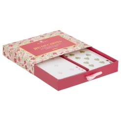 Atmosphera Jeux De Société*Jeu de cartes "Fleur de rose" Marron