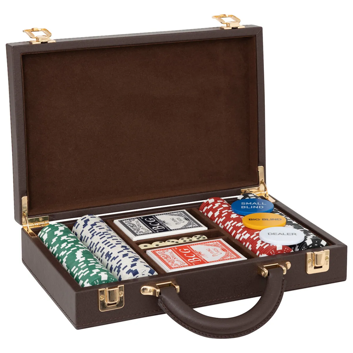 Atmosphera Jeux De Société*Jeu de poker "Jule" Boisnaturel