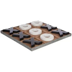 Atmosphera Jeux De Société*Jeu morpion bois Marron
