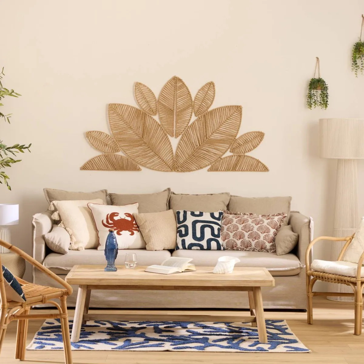 Atmosphera Lampadaires Droits*Lampadaire "Adria" Blanc