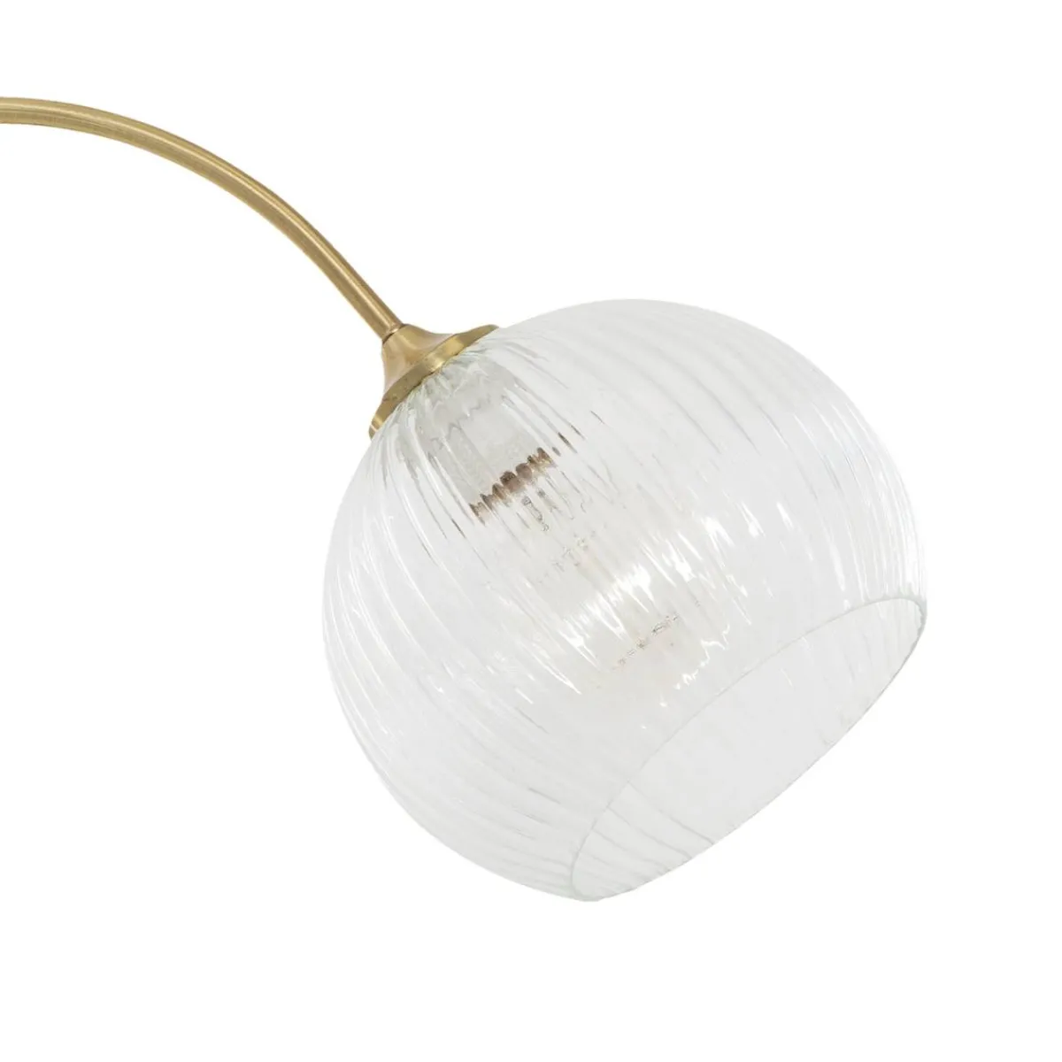 Atmosphera Lampadaires Arc*Lampadaire arc "Laye", marbre Beige