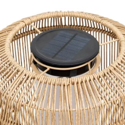 Atmosphera Lampes D'Extérieur*Lampadaire d'extérieur LOISE solaire Beige