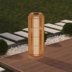 Atmosphera Lampes D'Extérieur*Lampadaire d'extérieur LOISE solaire Beige