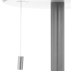 Atmosphera Lampadaires Droits|Eclairage D'Extérieur*Lampadaire d'extérieur ZACK rechargeable USB Graphite Argent