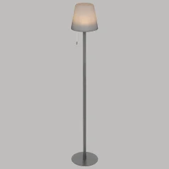 Atmosphera Lampadaires Droits|Eclairage D'Extérieur*Lampadaire d'extérieur ZACK rechargeable USB Graphite Argent