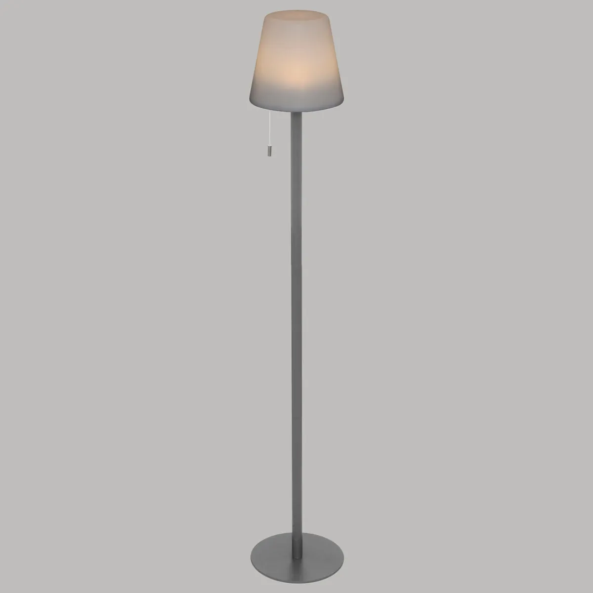 Atmosphera Lampadaires Droits|Eclairage D'Extérieur*Lampadaire d'extérieur ZACK rechargeable USB Graphite Argent