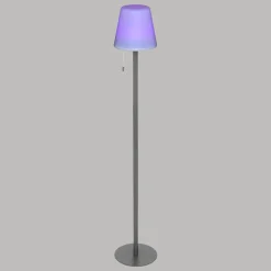 Atmosphera Lampadaires Droits|Eclairage D'Extérieur*Lampadaire d'extérieur ZACK rechargeable USB Graphite Argent