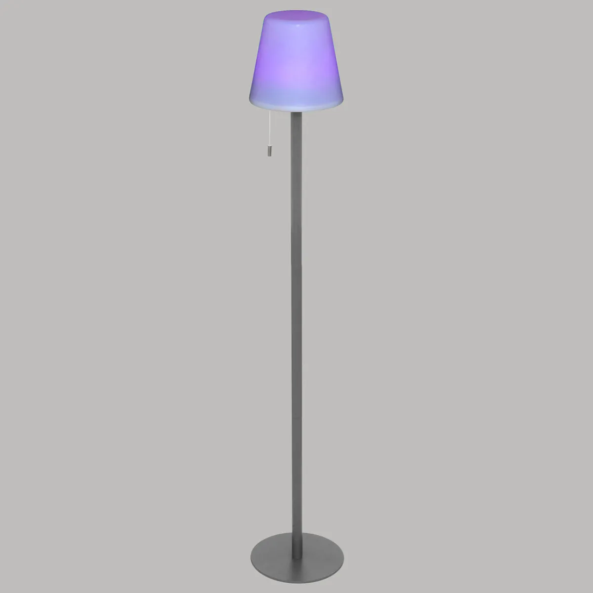 Atmosphera Lampadaires Droits|Eclairage D'Extérieur*Lampadaire d'extérieur ZACK rechargeable USB Graphite Argent