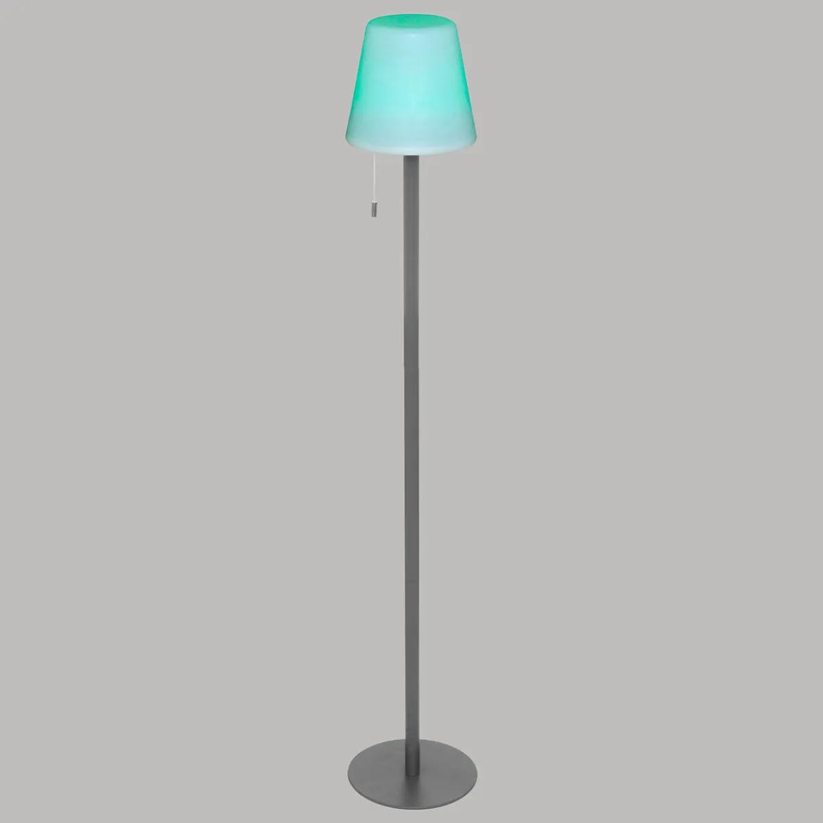 Atmosphera Lampadaires Droits|Eclairage D'Extérieur*Lampadaire d'extérieur ZACK rechargeable USB Graphite Argent