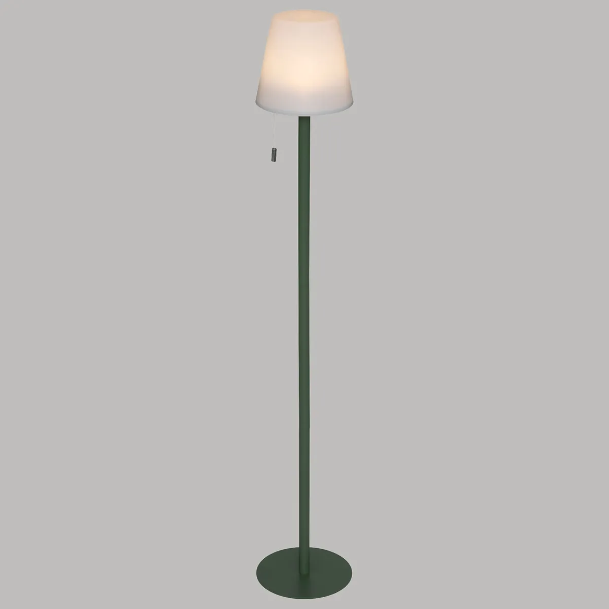 Atmosphera Lampadaires Droits|Eclairage D'Extérieur*Lampadaire d'extérieur ZACK rechargeable USB Vert olive Argile