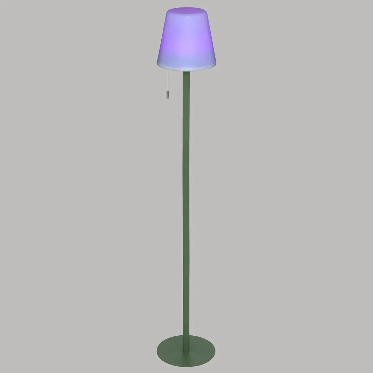 Atmosphera Lampadaires Droits|Eclairage D'Extérieur*Lampadaire d'extérieur ZACK rechargeable USB Vert olive Argile