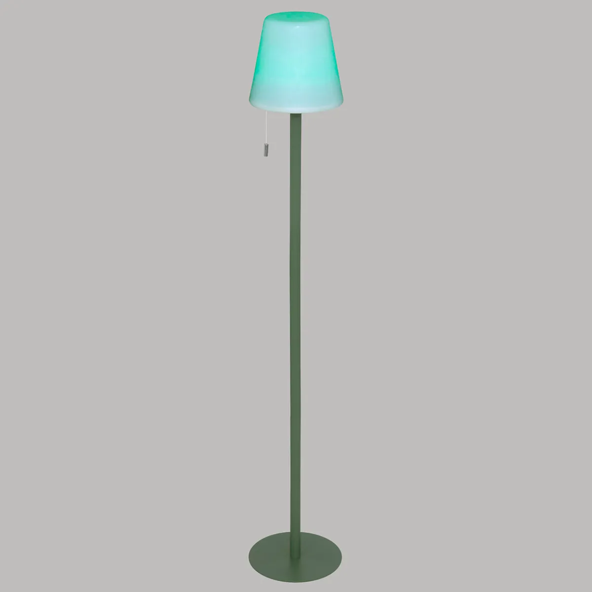 Atmosphera Lampadaires Droits|Eclairage D'Extérieur*Lampadaire d'extérieur ZACK rechargeable USB Vert olive Argile