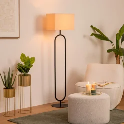Atmosphera Lampadaires Droits*Lampadaire droit "Alec" Beige