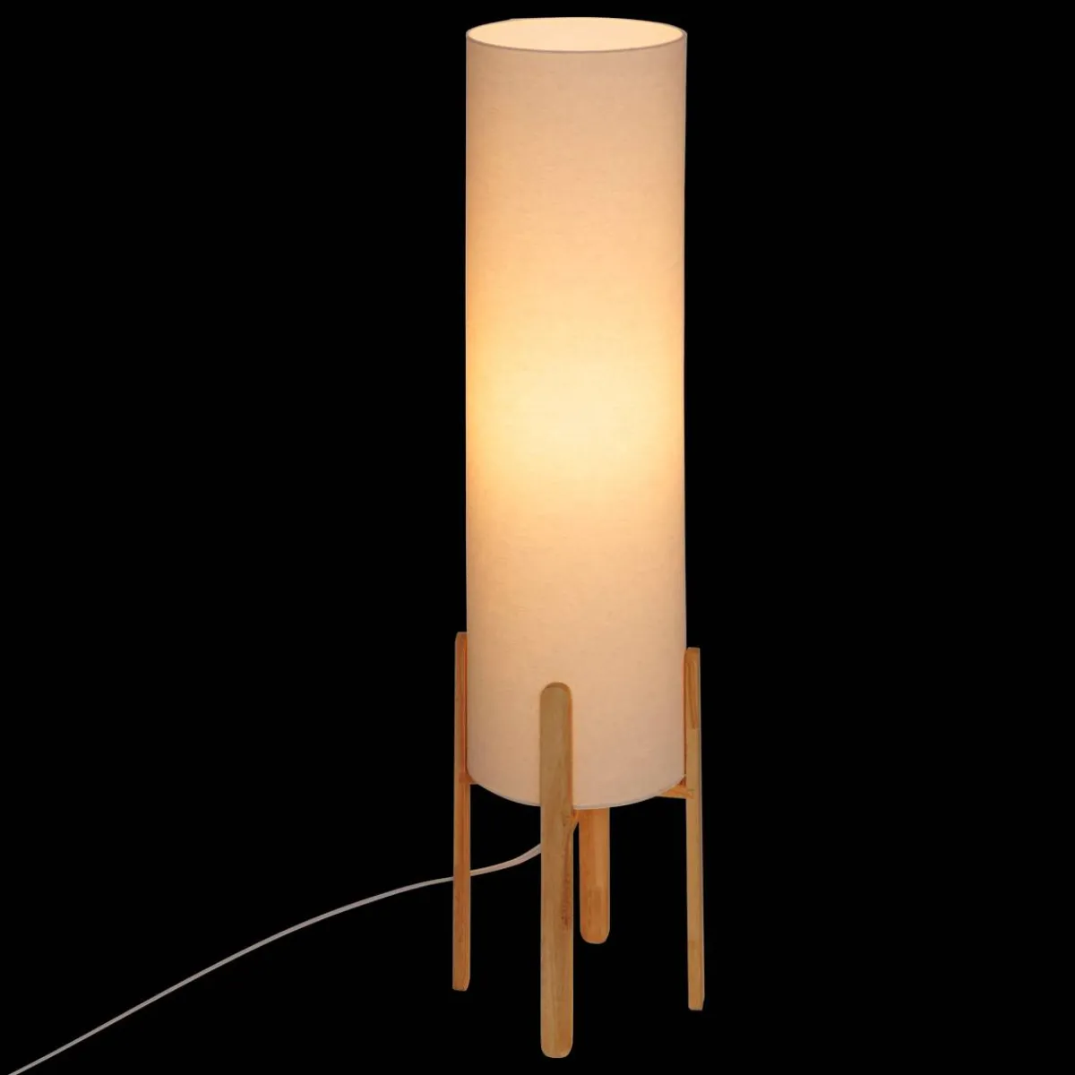 Atmosphera Lampadaires Droits*Lampadaire droit Secteur "Rafa" Noir