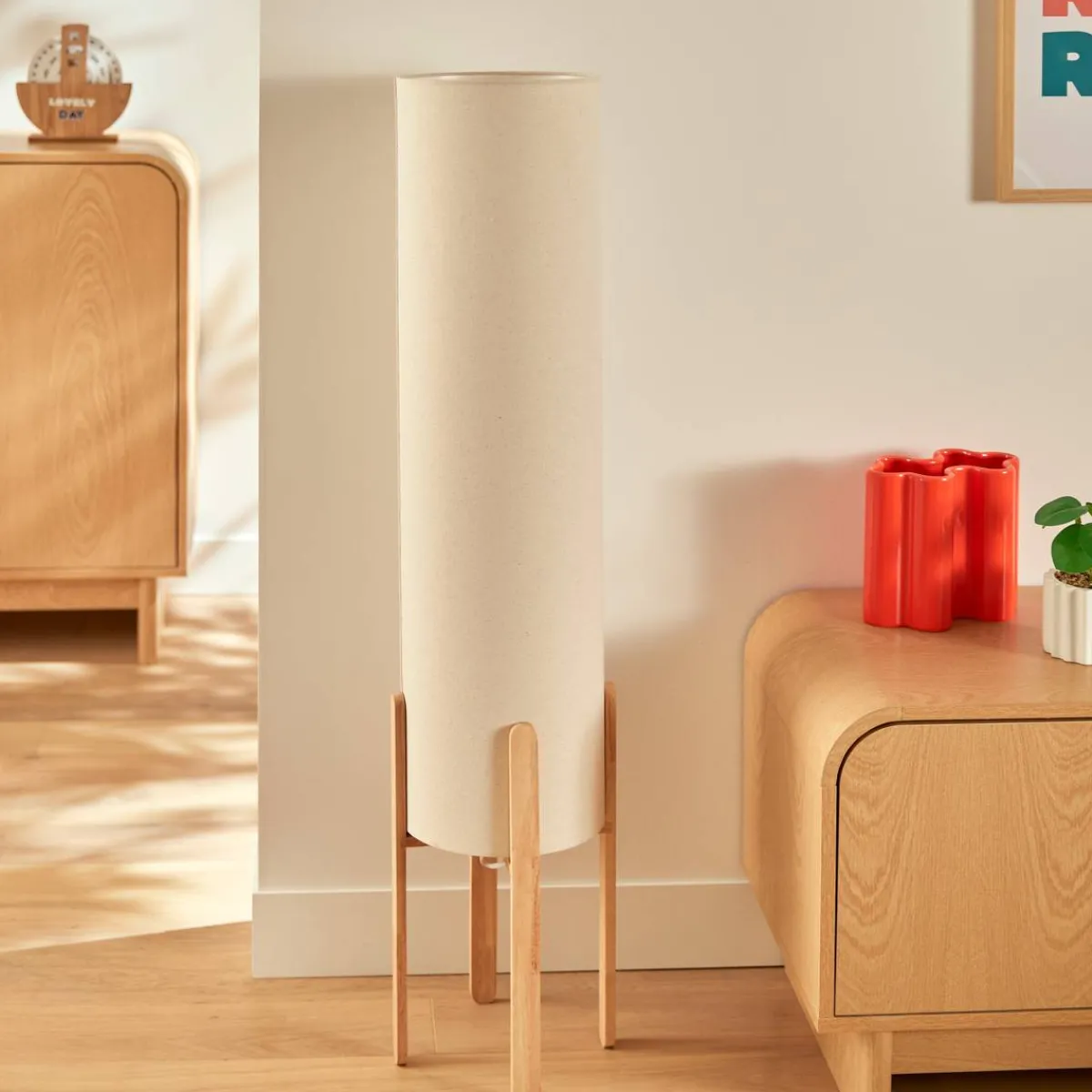 Atmosphera Lampadaires Droits*Lampadaire droit Secteur "Rafa" Noir