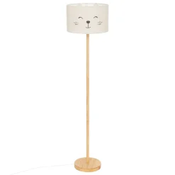 Atmosphera Luminaires*Lampadaire enfant chat "Felix" Blanc