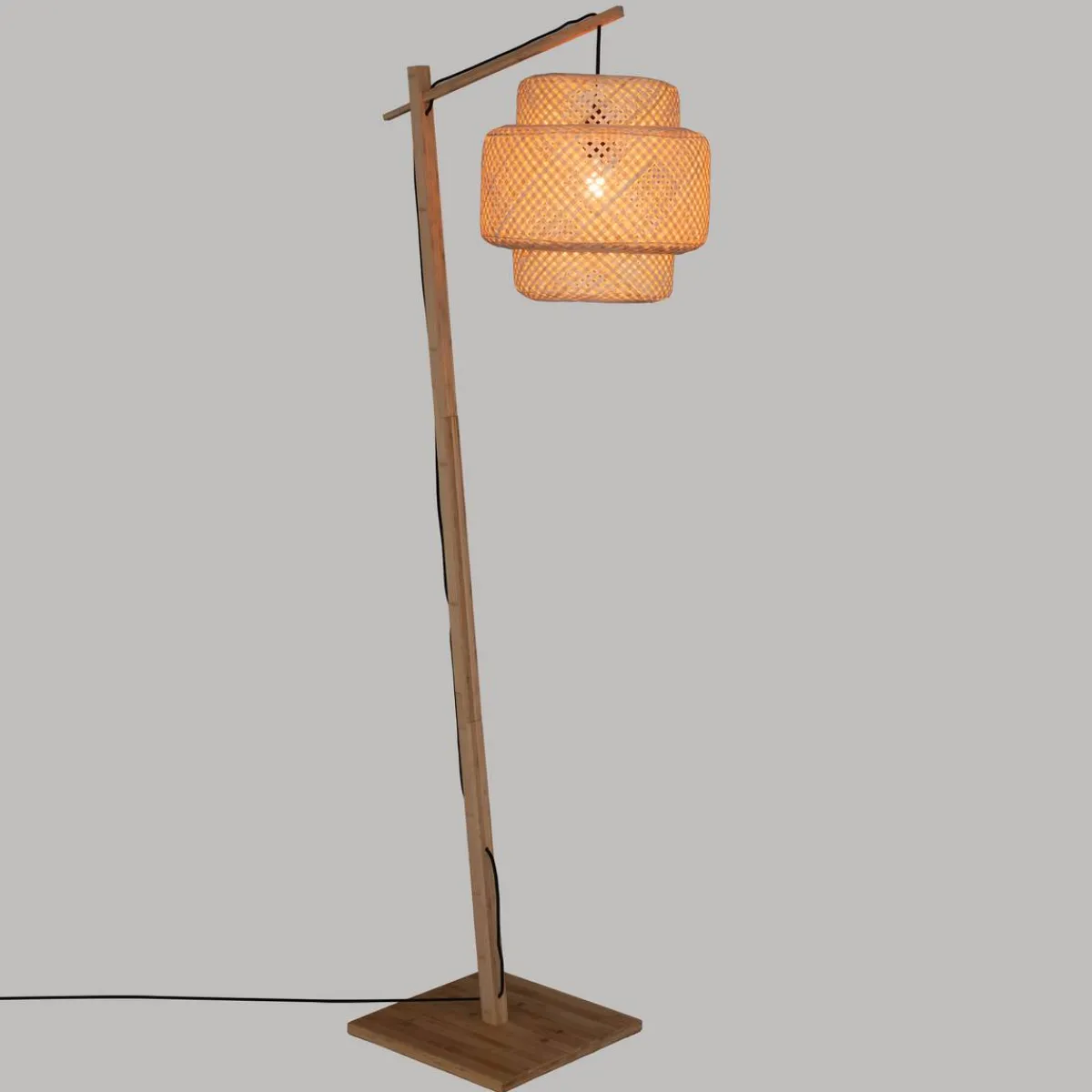 Atmosphera Lampadaires Arc*Lampadaire "Liby" Doré