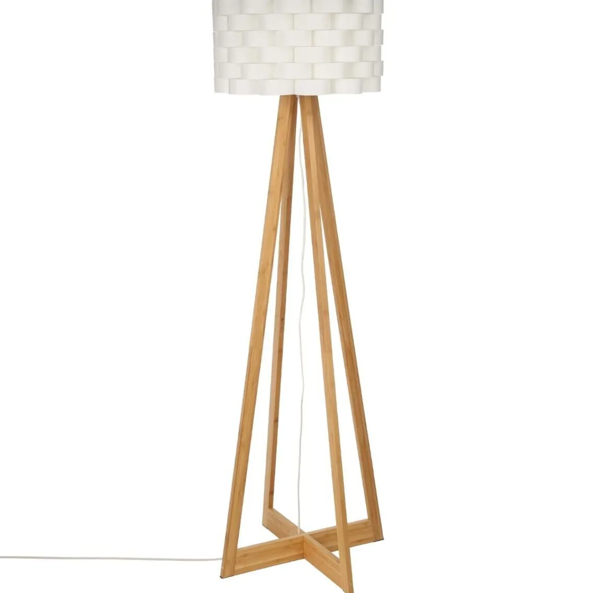 Atmosphera Lampadaires Droits*Lampadaire "Moki" Blanc