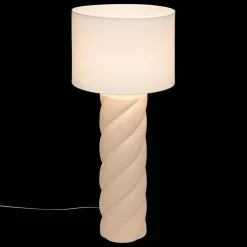 Atmosphera Lampadaires Droits*Lampadaire "Noly", céramique Blanc