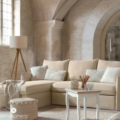 Atmosphera Lampadaires Trépieds*Lampadaire trépied "Olga" Boisnaturel