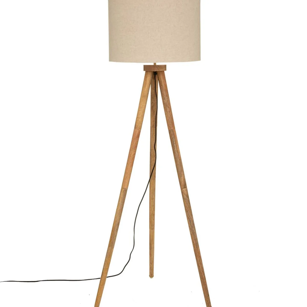 Atmosphera Lampadaires Trépieds*Lampadaire trépied "Olga" Boisnaturel