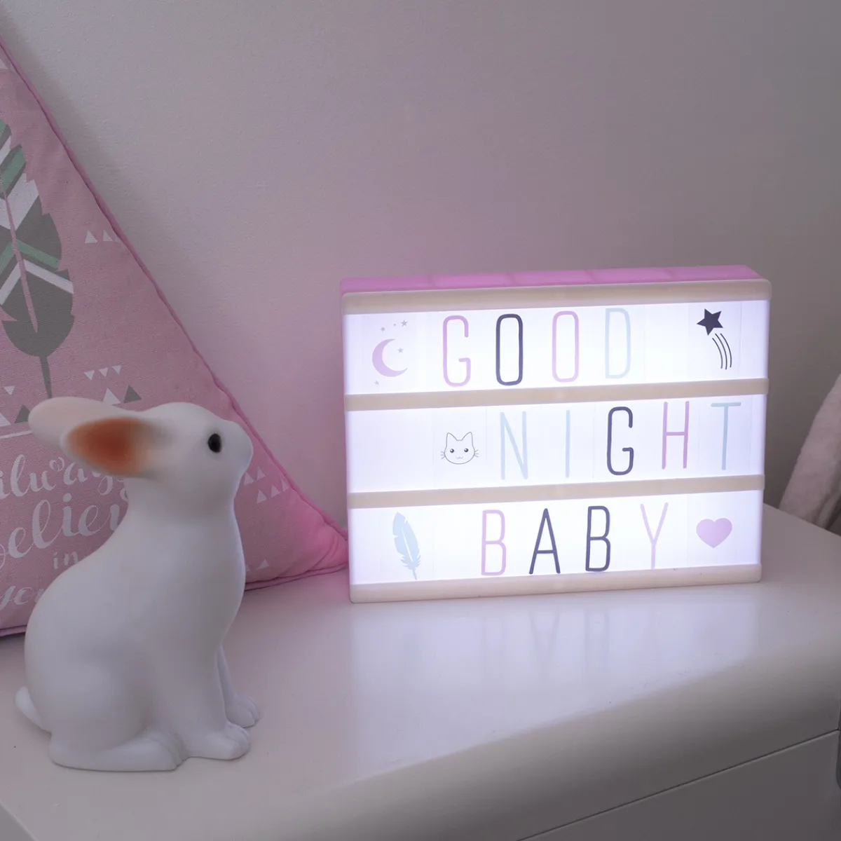 Atmosphera Luminaires*Lampe boîte lumineuse enfant Blanc